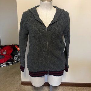 Hooded Zip Up Sweater